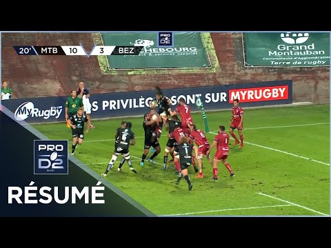 PRO D2 - Résumé US Montauban-AS Béziers Hérault: 37-11 - J04 - Saison 2021/2022