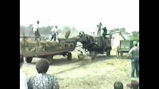 preview picture of video 'Rumely Oil Pull, Powering McCormick Deering Threshing Machine'