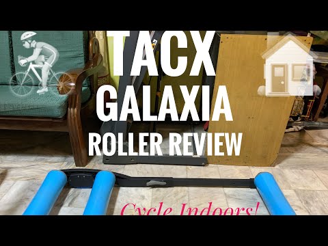 TACX GALAXIA ROLLERS REVIEW | FIRST TRICK ON ROLLERS!