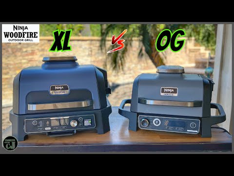 NINJA WOODFIRE PRO CONNECT XL GRILL vs THE ORIGINAL NINJA WOODFIRE GRILL! (Side by side comparison)