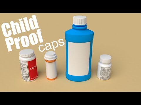 Part of a video titled How do Child Proof Caps work? - YouTube