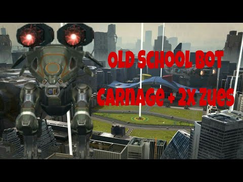 Old School Bot CARNAGE With Zues - War Robots Gameplay