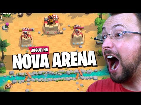 Joguei na NOVA ARENA do Clash Royale