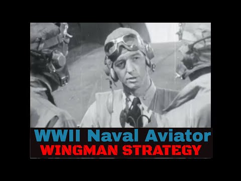 “ WWII U.S. NAVY FIGHTER PILOT TRAINING ”  DOGFIGHTING TACTICS WITH WINGMAN SUPPORT  65104