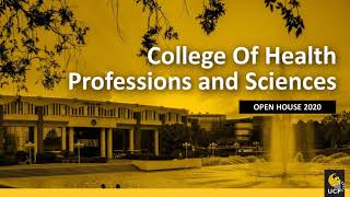 UCF College of Health Professions and Sciences- Open House 2020