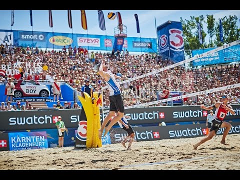 #KlagenfurtMajor Semifinal Top Rally: Saxton/Schalk (CAN) vs. Samoilovs/Smedins (LAT)