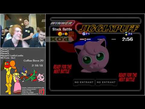 CB 2/18/18 - Melee Singles - 119J (Jigglypuff) Vs. TomBoComBo (CaptainFalcon) - RR Pools