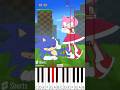 Amy vs Sonic Pictures (@fash) Sonic the Hedgehog Animation - Octave Piano Tutorial