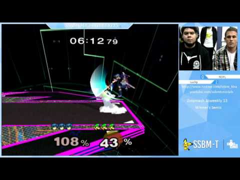 UCI 13 Winner's Semis - Lucky (Fox) vs ROFL (Luigi) - Super Smash Bros. Melee