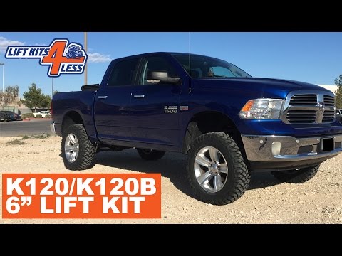 Super Lift K120B 6" Lift Kit for 2012-Current Model Dodge Ram 1500 4WD with installation photos