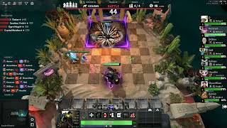 Dota Auto Chess - Lina Harpy Elementals Close Game