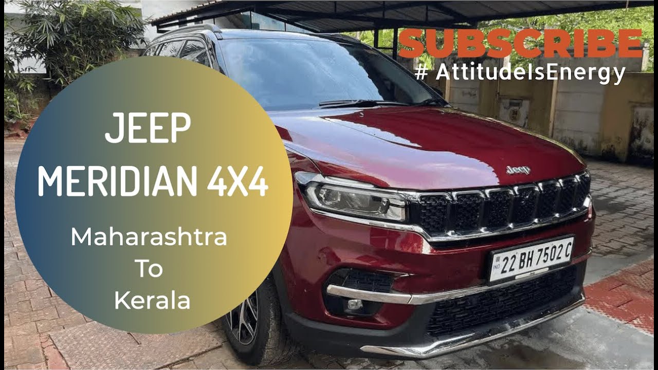 Family Road Trip in Jeep Meridian SUV 🚗💨 | Maharashtra to Kerala Journey | 1,400+ KM Road Trip🚗