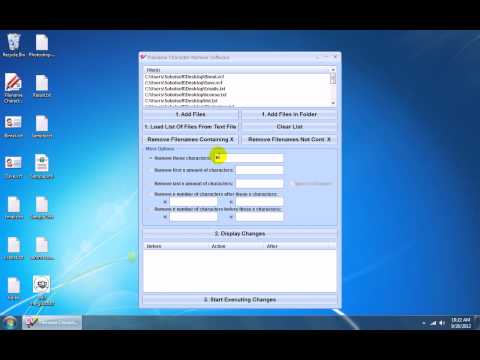 Filename Character Remove Software