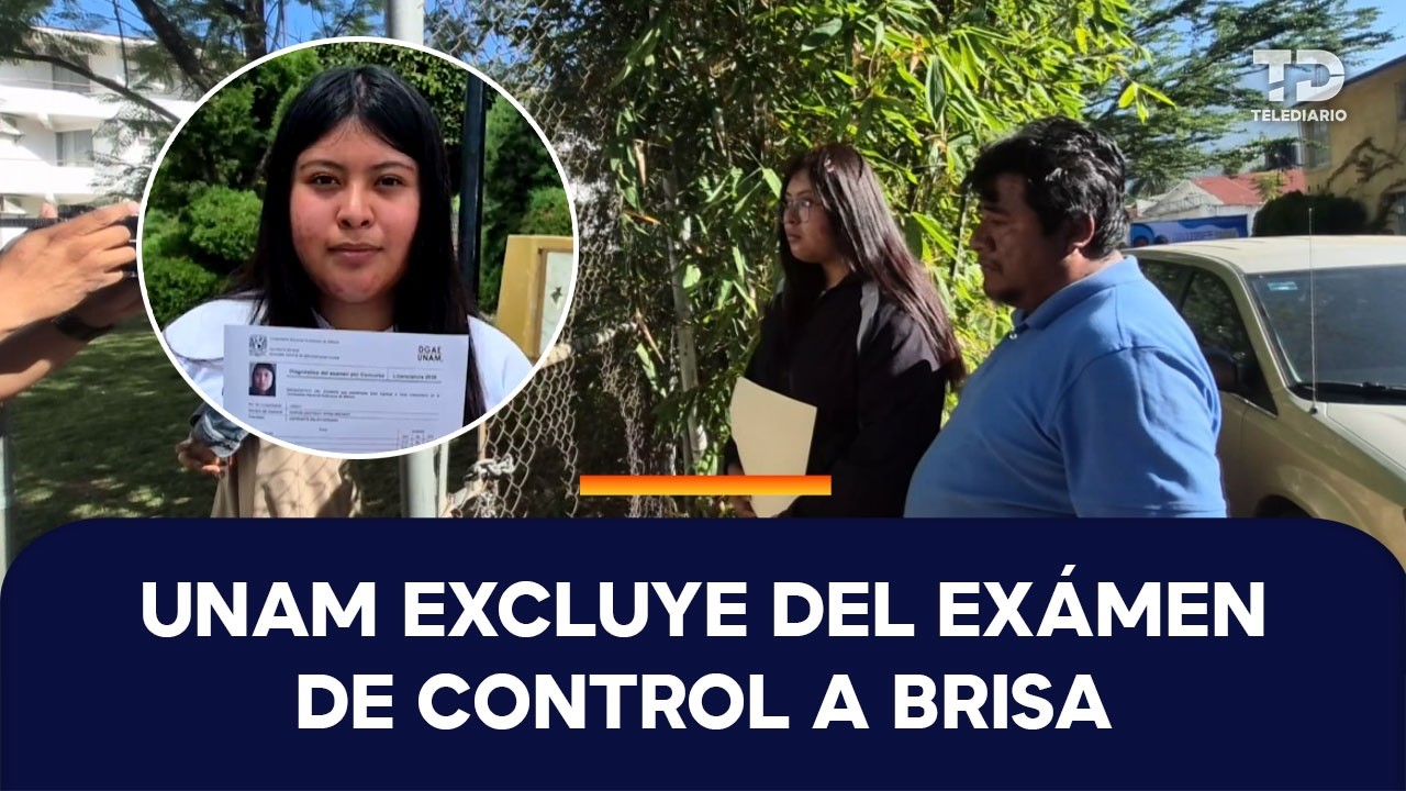 Entre lágrimas, Brisa Nisdany exige explicación a la UNAM tras dejarla fuera de examen de control