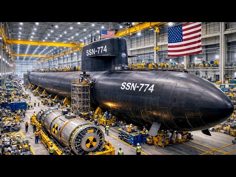 CÓMO se FABRICA un SUBMARINO NUCLEAR ☢️ | MEGAFÁBRICA NAVAL 🏭