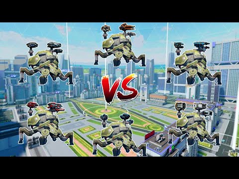 WR🔥 Subduer VS Hel VS Jotunn VS Calamity VS Dragoon VS Decay Weapon Comparison |WAR ROBOTS|