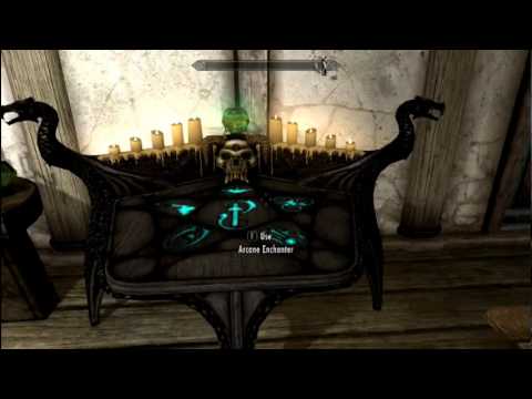 Skyrim - Master Destruction Mage, Enchanting to 100% Reduction Cost