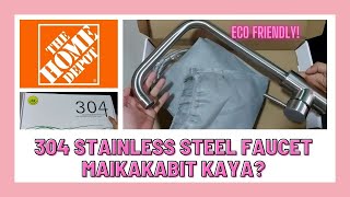 HOME DEPOT 304 STAINLESS STEEL FAUCET HEALTH ENVIRONMENTAL PROTECTION FASHION DURABLE ECO FRIENDLY