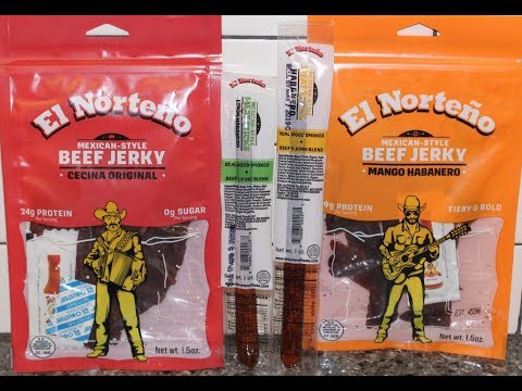 El Norteno Original & Mango Habanero Beef Jerky and...