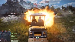 【BF6】ゴルムドでカートでドライブしてたら対空戦車にブチギレ💢された(´；Д；`)
