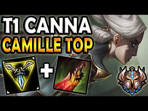 Camille vs Renekton TOP [ T1 Canna ] Korea Challenger ✔️