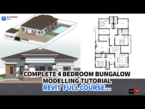Autodesk Revit Architecture 2024 Full Beginner's Tutorial