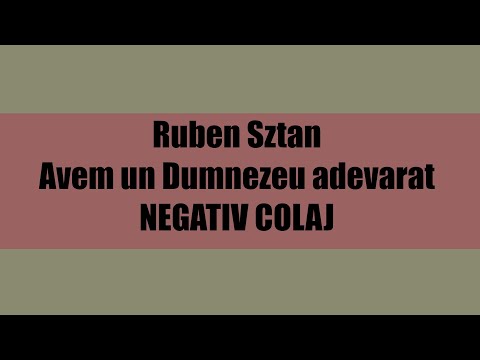 Negativ Colaj 2020 - Avem un Dumnezeu adevarat - Ruben