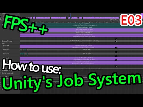 How To Multithread Your Code With Unity's JOB SYSTEM (E03) (IJobParallelForTransform)