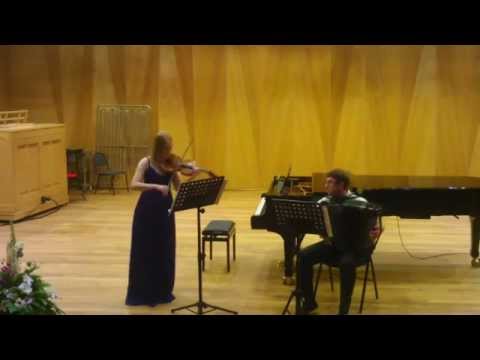 A.Schnittke - Suite in Old style (1972, version for violin and bayan)