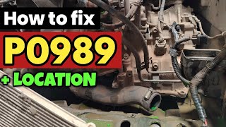dtc p0989 quickly Fix