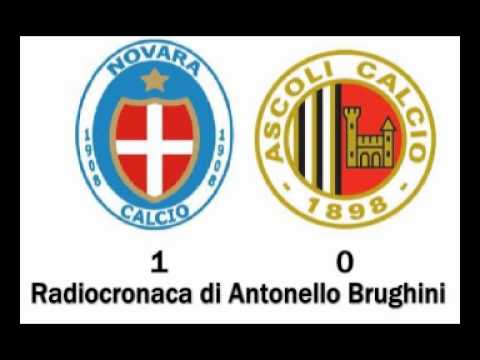 Antonello Brughini in Novara-Ascoli 1-0 (2-4-2011) Radiocronaca da Radio 1 RAI