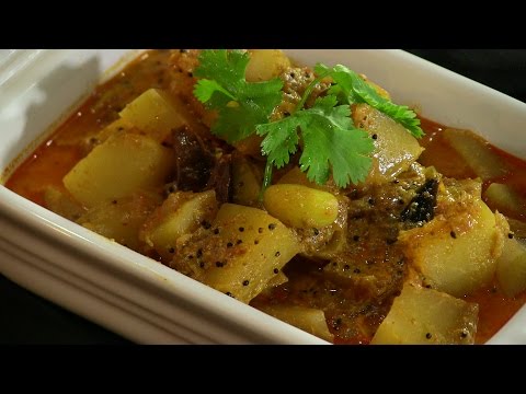 Green (Raw) Papaya Subzi | Show Me The Curry Indian Vegetarian Recipe Video