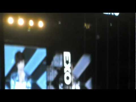 120922 SMTown III Jakarta EXO Introduction without voice :(