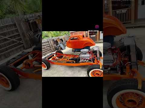 1934 Ford coupe hot rod full custom build we did .