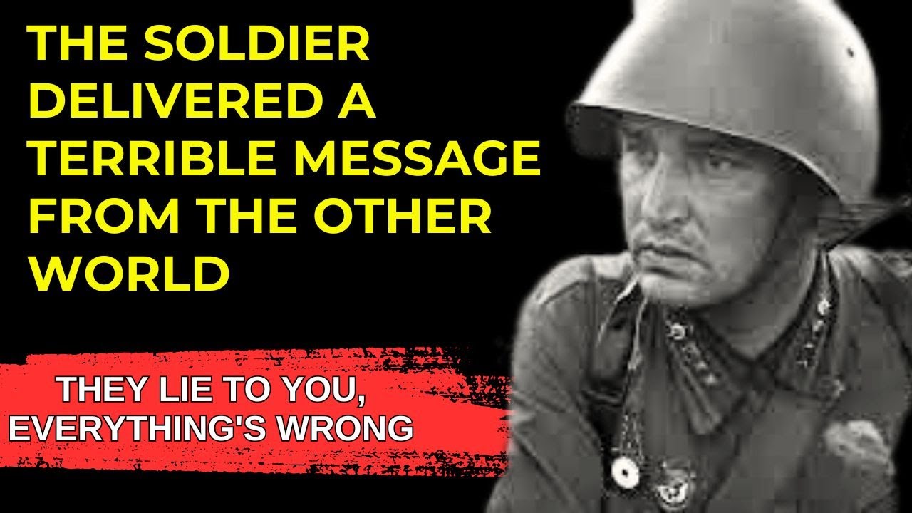 The soul of the soldier sent a terrible message from the other world. Wellesley-Pole!!!