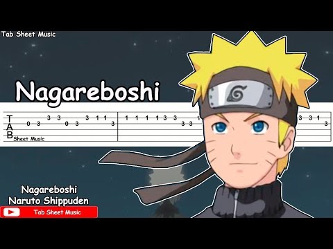Naruto Shippuden ED 1 - Nagareboshi (Shooting Star) Guitar Tutorial