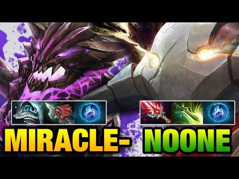 Miracle- vs No[o]ne - INSANE BUYBACK LAST FIGHT Dota 2