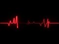 4K Neon ECG Heartbeat Monitor Animation Glowing Electrocardiogram Pulse Line Loop with Futuristic HU