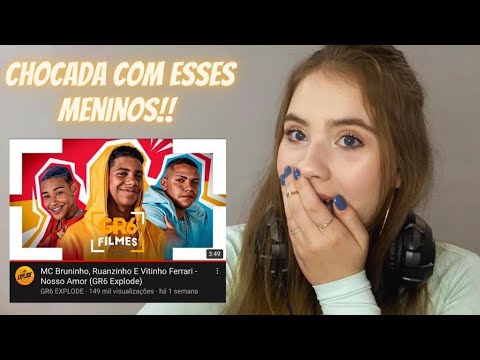 MC BRUNINHO, RUAZINHO E VITINHO FERRARI - NOSSO AMOR - (REACT)