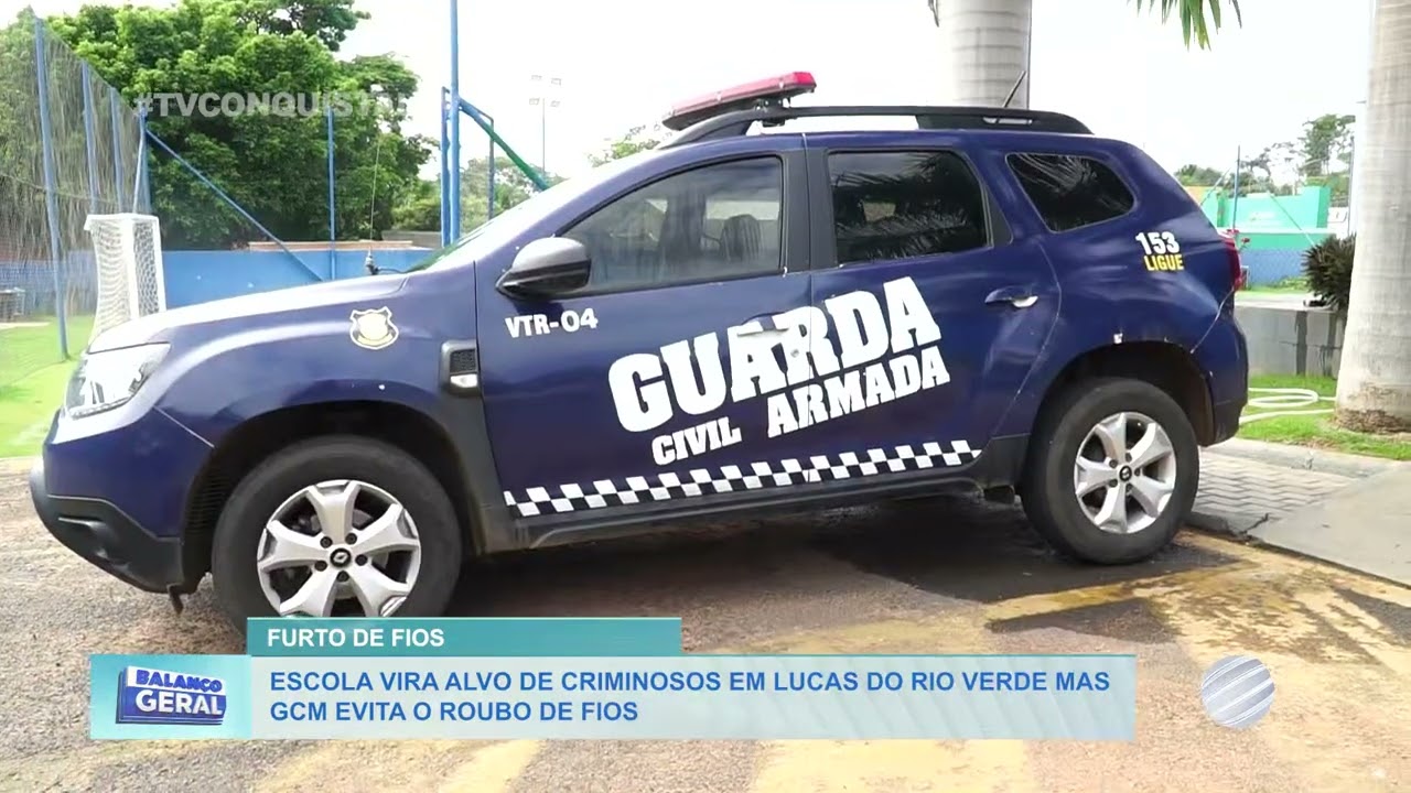 Tentativa de furto de fios é frustrada pela Guarda Civil em Lucas do Rio Verde
