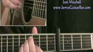 How To Play Joni Mitchell Little Green (intro only)