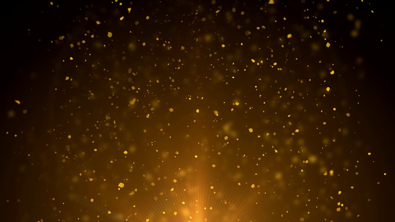 Gold Dust Particles | Free Animation Loop Background