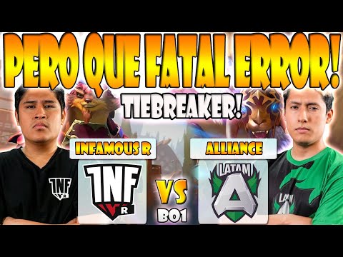 INFAMOUS R VS ALLIANCE.LATAM [BO1]TIEBREAKER-LUMIERE VS MR.JEANS-DPC SA 2023 TOUR 2:DIVISION 1-DOTA