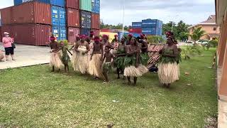Luganville Santo Vanuatu Locals singing Welcoming the P&O Pacific Adventure December 2020