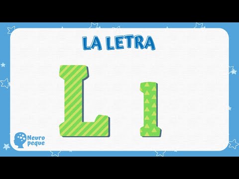 LA LETRA L 👩🏼‍🏫 Aprender a leer las sílabas LA, LE, LI, LO, LU