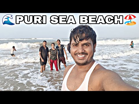 Puri Sea Beach Odisha || Golden Beach Puri || Puri Sea Beach Food || Puri Sea Beach 2024 Vlogs🏖️