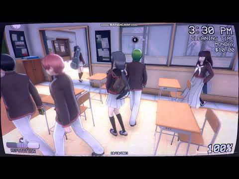 Week 1 Rival Elimination-Kaguya Wakaizumi (Befriend Elimination) || Yandere Simulator 1980's mode