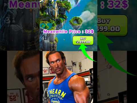 New Scenery Shocked ✅ vs Price Rocked ❌ - Clash of Clans #shorts