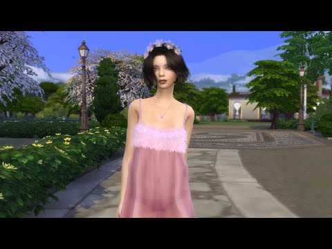 sims custom character download brunette female Nuria Esteban by Bonita100 Game Video Preview