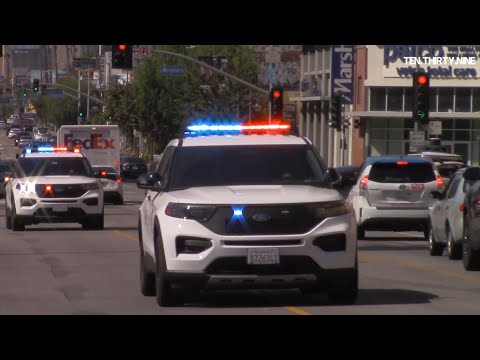 *NEW 2025* LAPD METRO K-9 UNITS RESPONDING CODE 3 | HOLLYWOOD PERIMETER 